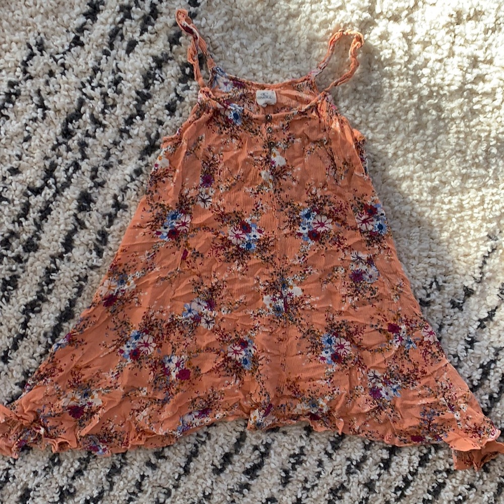 O’Neill girls floral dress or beach cover up